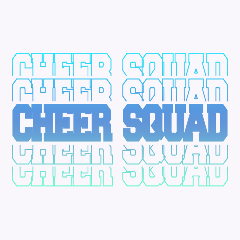 Cheer Squad In Blue Stacked Lettering Travel Tank Top by strosesimonsf | Artistshot