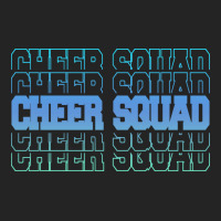 Cheer Squad In Blue Stacked Lettering Travel 3/4 Sleeve Shirt | Artistshot