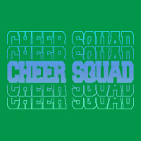 Cheer Squad In Blue Stacked Lettering Travel Crewneck Sweatshirt | Artistshot