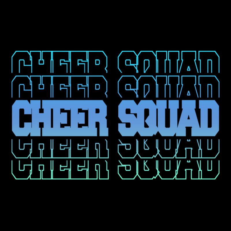 Cheer Squad In Blue Stacked Lettering Travel Zipper Hoodie by strosesimonsf | Artistshot