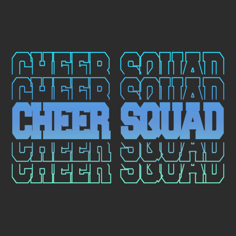 Cheer Squad In Blue Stacked Lettering Travel Exclusive T-shirt by strosesimonsf | Artistshot