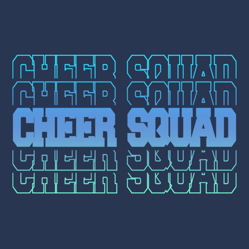 Cheer Squad In Blue Stacked Lettering Travel Men Denim Jacket by strosesimonsf | Artistshot