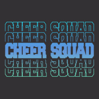 Cheer Squad In Blue Stacked Lettering Travel Vintage Hoodie | Artistshot