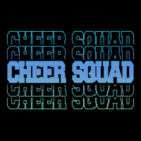 Cheer Squad In Blue Stacked Lettering Travel Lightweight Hoodie | Artistshot