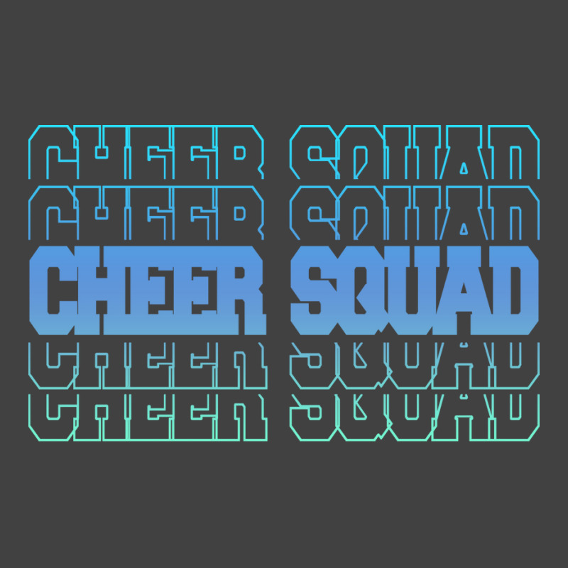 Cheer Squad In Blue Stacked Lettering Travel Vintage T-Shirt by strosesimonsf | Artistshot