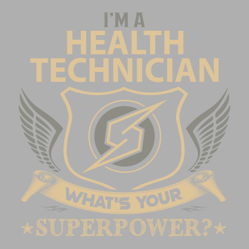 Health Technician T  Superpower Gift Item Tee Ladies Fitted T-Shirt by kaileypartert | Artistshot