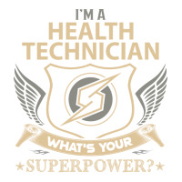 Health Technician T  Superpower Gift Item Tee Maternity Scoop Neck T-shirt | Artistshot