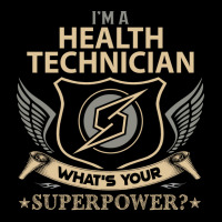 Health Technician T  Superpower Gift Item Tee Cropped Sweater | Artistshot