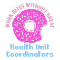 Health Unit Coordinator Work Bites Fun Pink Donut Women's Pajamas Set | Artistshot