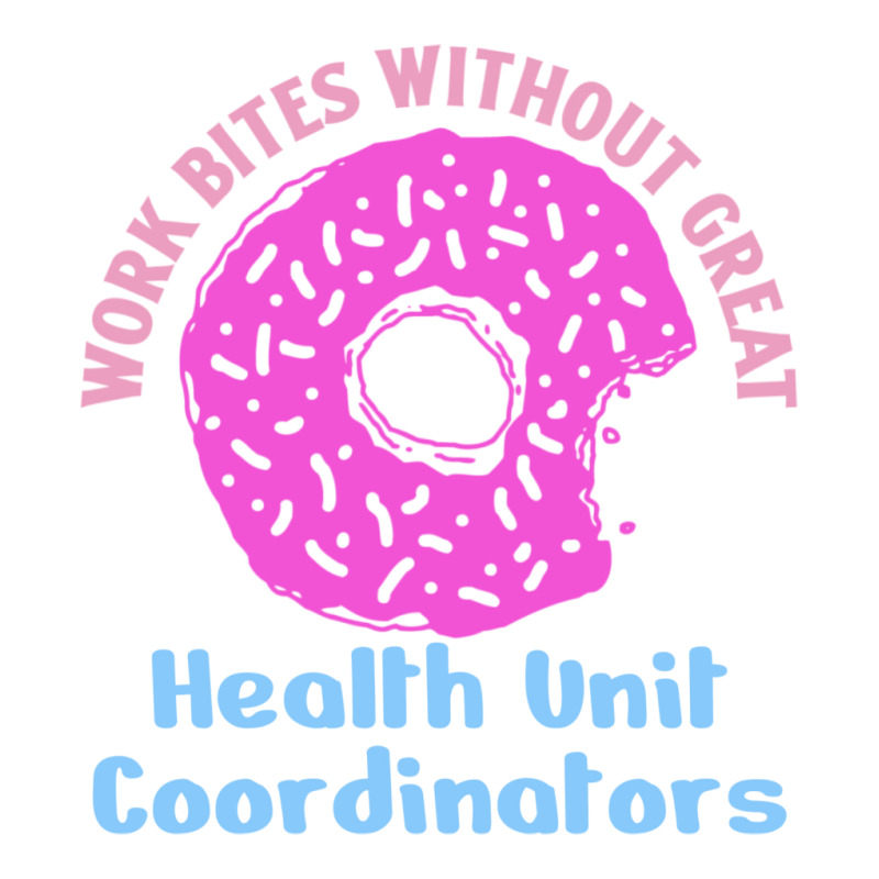 Health Unit Coordinator Work Bites Fun Pink Donut Women's Pajamas Set by kaileypartert | Artistshot