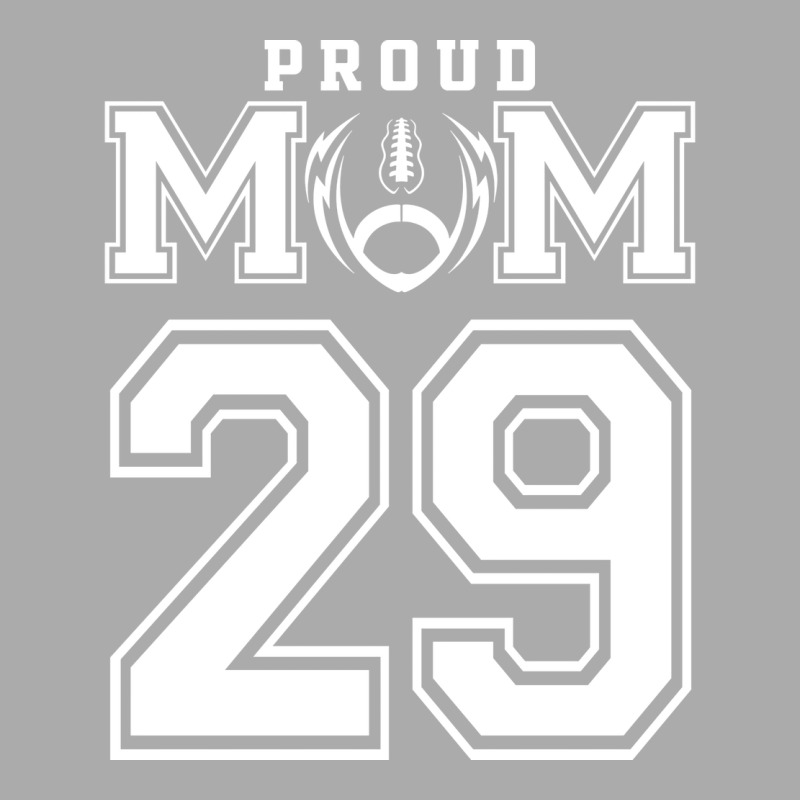 Custom Proud Football Mom Number 29 Personalized F T-Shirt by strosesimonsf | Artistshot