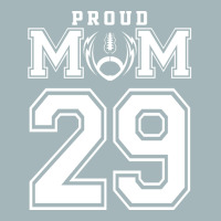 Custom Proud Football Mom Number 29 Personalized F Unisex Sherpa-lined Denim Jacket | Artistshot