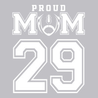 Custom Proud Football Mom Number 29 Personalized F Pocket T-shirt | Artistshot