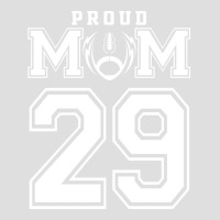 Custom Proud Football Mom Number 29 Personalized F V-neck Tee | Artistshot