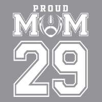 Custom Proud Football Mom Number 29 Personalized F 3/4 Sleeve Shirt | Artistshot