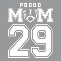 Custom Proud Football Mom Number 29 Personalized F Unisex Hoodie | Artistshot