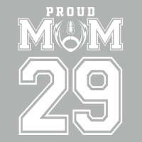 Custom Proud Football Mom Number 29 Personalized F Zipper Hoodie | Artistshot