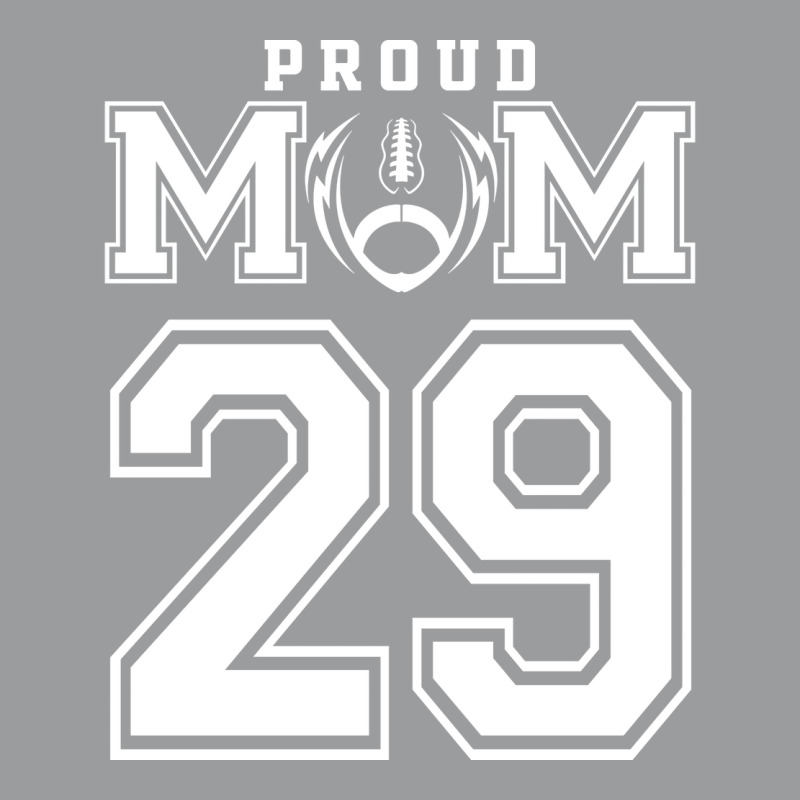 Custom Proud Football Mom Number 29 Personalized F Classic T-shirt by strosesimonsf | Artistshot