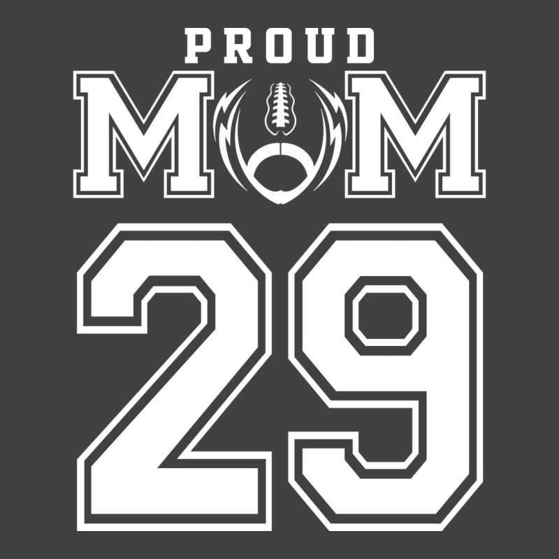 Custom Proud Football Mom Number 29 Personalized F Vintage T-Shirt by strosesimonsf | Artistshot