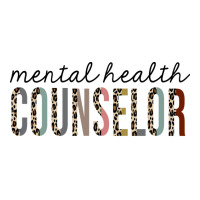 Mental Health Counselor Leopard Print Funny Red 3/4 Sleeve Shirt | Artistshot