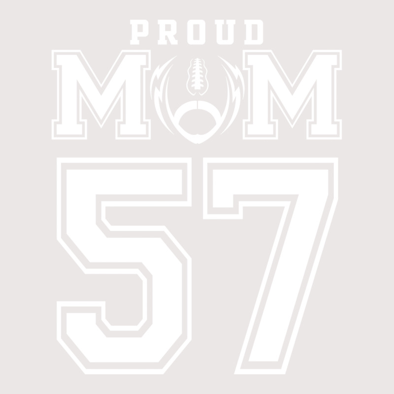 Custom Proud Football Mom Number 57 Personalized F Pocket T-Shirt by strosesimonsf | Artistshot