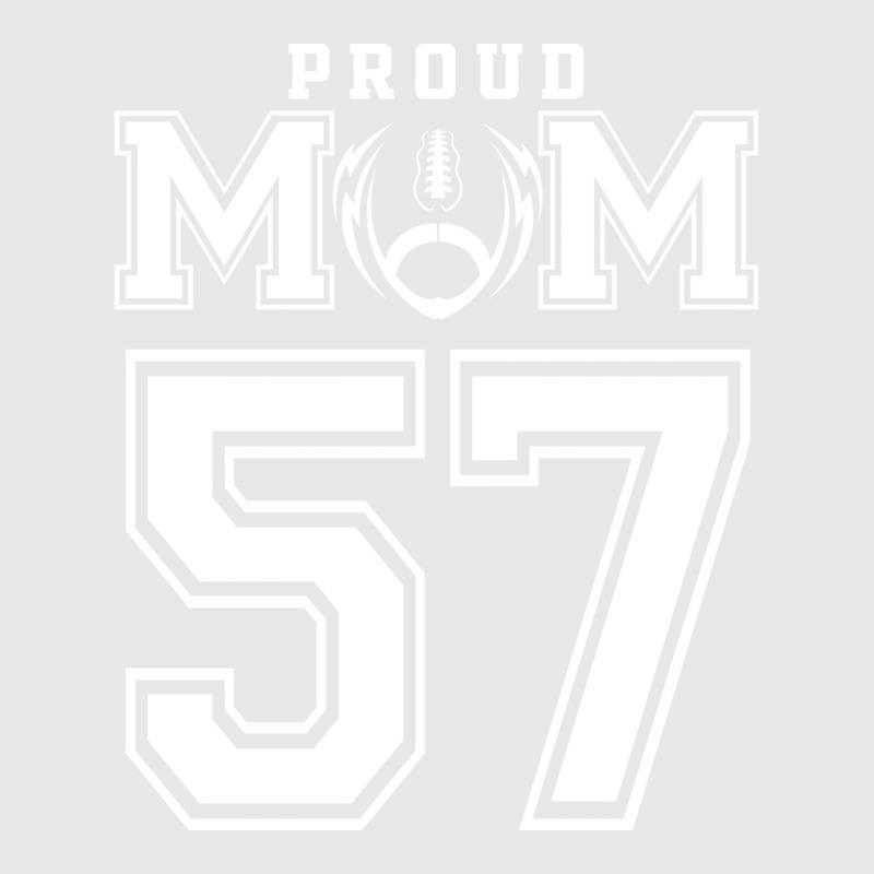 Custom Proud Football Mom Number 57 Personalized F Hoodie & Jogger set by strosesimonsf | Artistshot