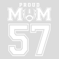 Custom Proud Football Mom Number 57 Personalized F Men's Polo Shirt | Artistshot