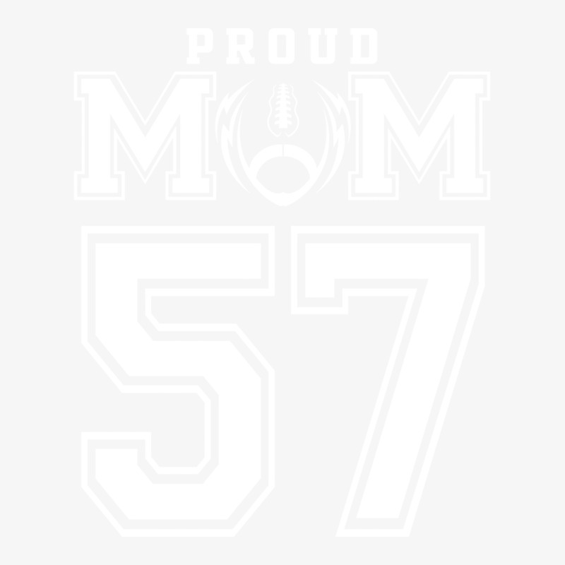 Custom Proud Football Mom Number 57 Personalized F Champion Hoodie by strosesimonsf | Artistshot