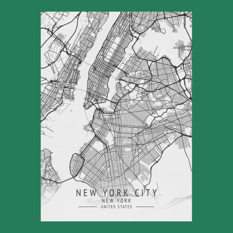 New York City United States City Map T-shirt | Artistshot