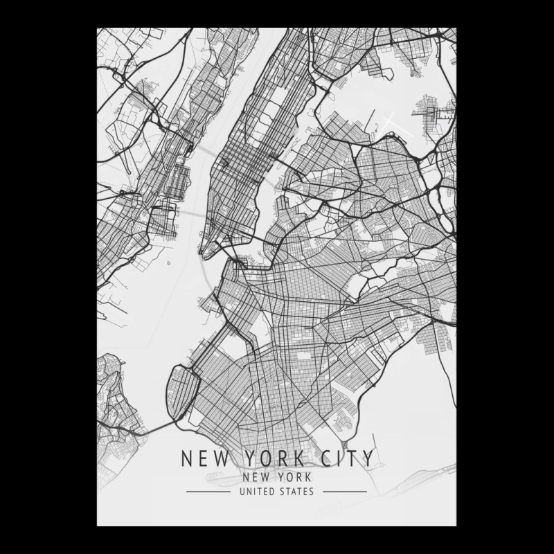 New York City United States City Map Lightweight Hoodie | Artistshot