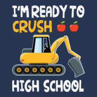 Im Ready To Crush High School Trucker Student Back Men Denim Jacket | Artistshot