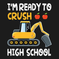 Im Ready To Crush High School Trucker Student Back Hoodie & Jogger Set | Artistshot