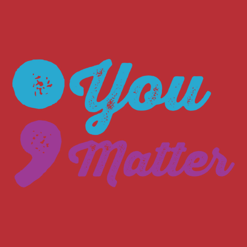 Mental Health Semicolon You Matter T-Shirt by kaileypartert | Artistshot