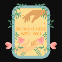 Im Right Here With You Funny Crop Top | Artistshot