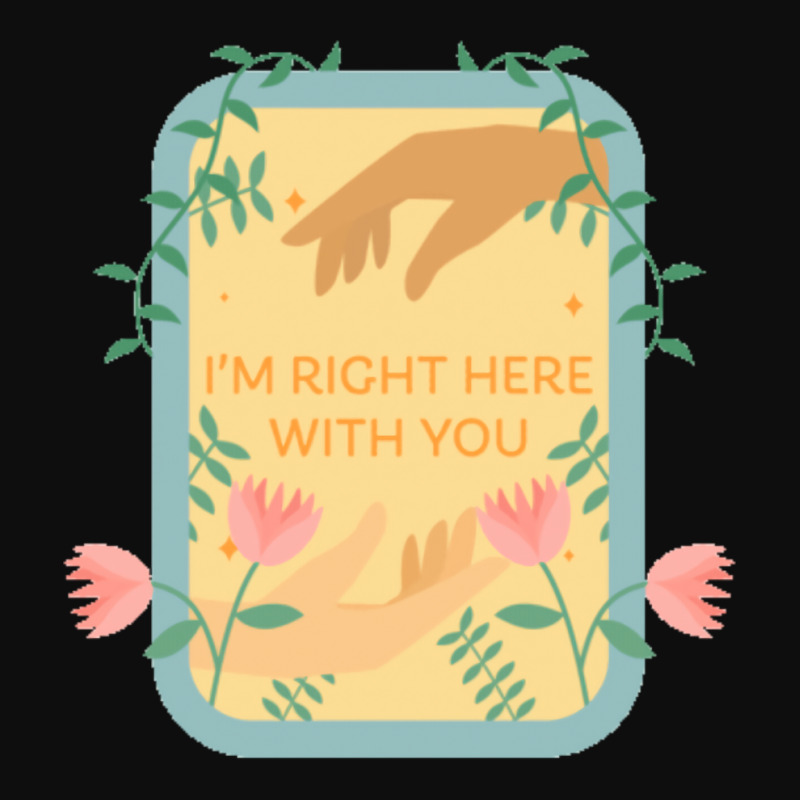 Im Right Here With You Funny Crop Top by andriscicalau | Artistshot