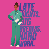 Late Night Big Dreams Hard Work 80s T-shirt | Artistshot