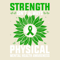 Strength Isnt Always Physical Mental Health Awaren Cropped Hoodie | Artistshot