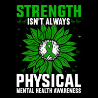 Strength Isnt Always Physical Mental Health Awaren Cropped Sweater | Artistshot