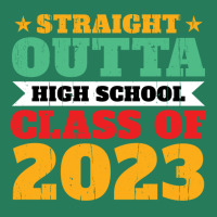 Straight Outta High School Class Of 2023 70s T-shirt | Artistshot