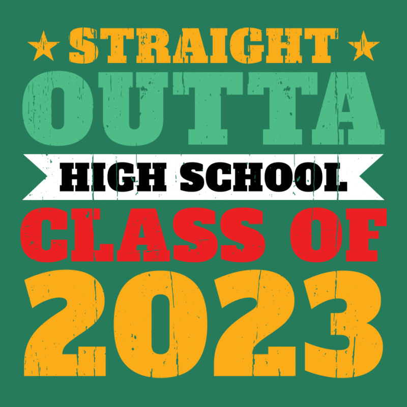 Straight Outta High School Class Of 2023 70s T-Shirt by strosesimonsf | Artistshot