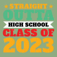 Straight Outta High School Class Of 2023 70s Graphic T-shirt | Artistshot