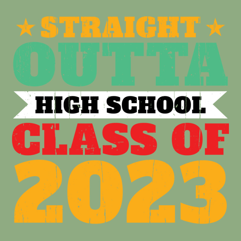 Straight Outta High School Class Of 2023 70s Graphic T-shirt by strosesimonsf | Artistshot