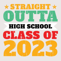 Straight Outta High School Class Of 2023 70s Pocket T-shirt | Artistshot