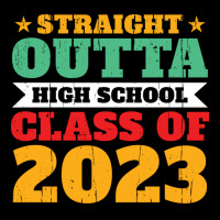 Straight Outta High School Class Of 2023 70s Long Sleeve Shirts | Artistshot