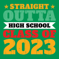 Straight Outta High School Class Of 2023 70s Classic T-shirt | Artistshot