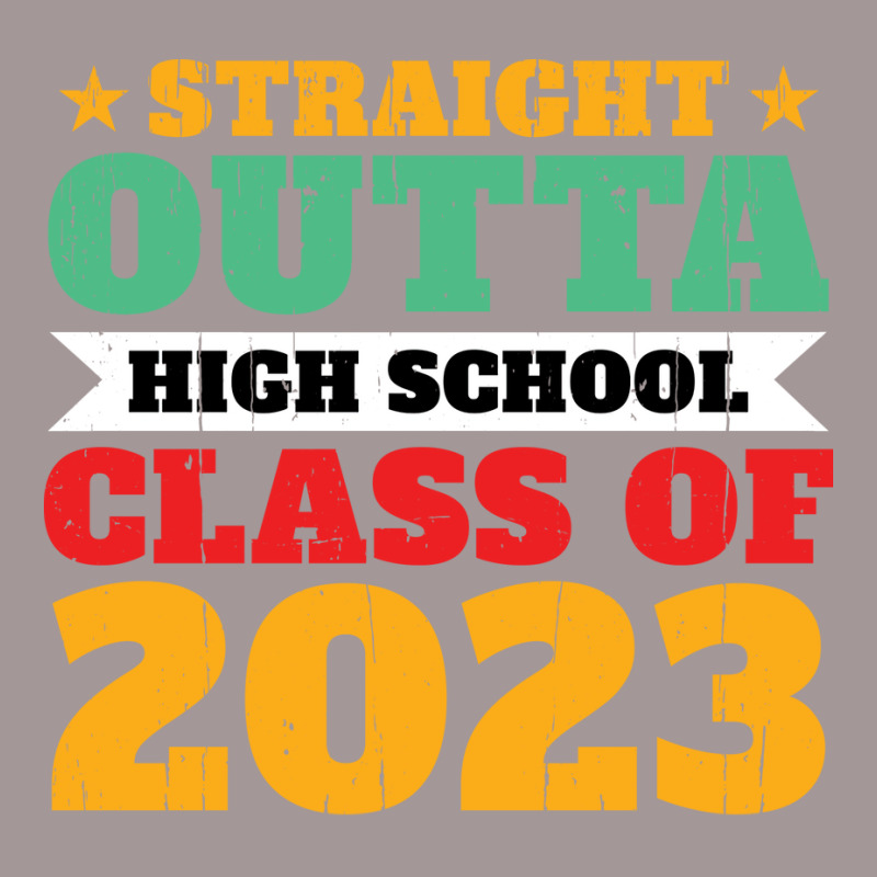 Straight Outta High School Class Of 2023 70s Vintage Short by strosesimonsf | Artistshot