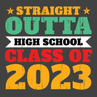 Straight Outta High School Class Of 2023 70s Vintage T-shirt | Artistshot