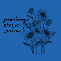 Grow Through What You Go Through Mental Health Aes Pocket T-shirt | Artistshot