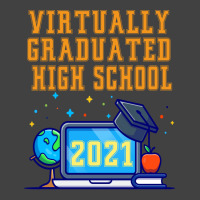 Virtually Graduated High School In 2021 Nostalgia Vintage T-shirt | Artistshot