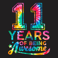 11 Year Of Being Awesome 11 Years Old 11th Birthda T-shirt | Artistshot